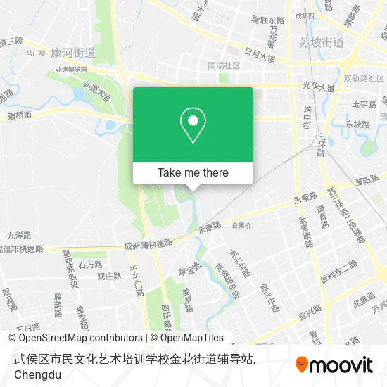武侯区市民文化艺术培训学校金花街道辅导站 map