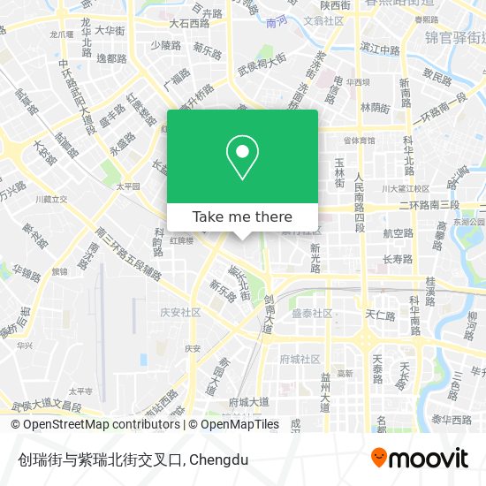 创瑞街与紫瑞北街交叉口 map