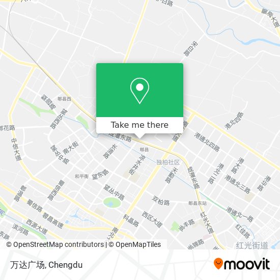 万达广场 map