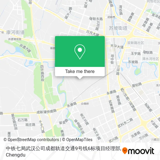 中铁七局武汉公司成都轨道交通9号线6标项目经理部 map