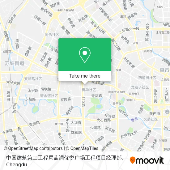 中国建筑第二工程局蓝润优悦广场工程项目经理部 map