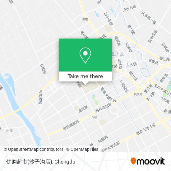优购超市(沙子沟店) map