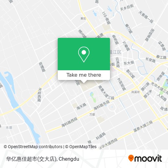 华亿惠佳超市(交大店) map