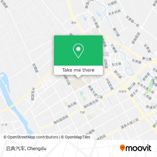 启典汽车 map