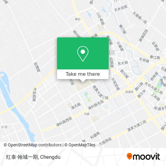 红泰·翰城一期 map