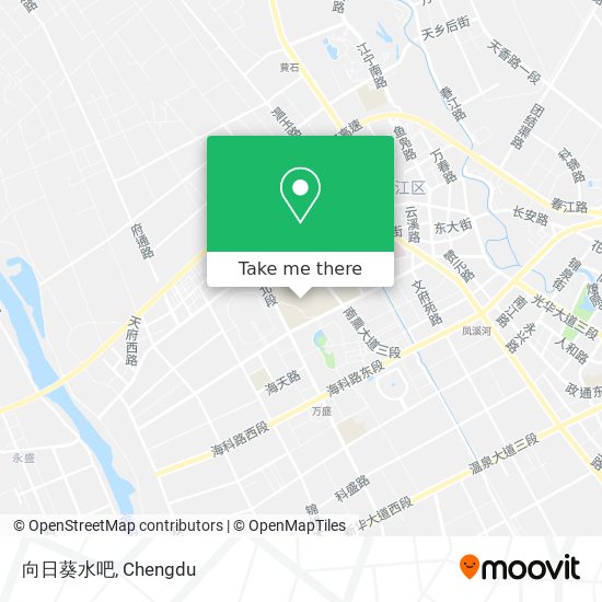 向日葵水吧 map