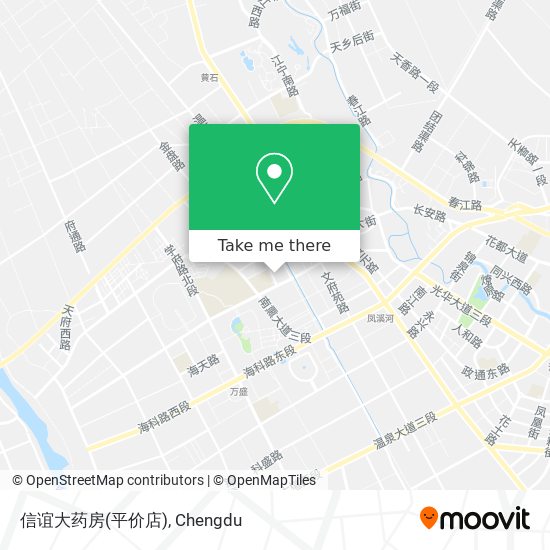 信谊大药房(平价店) map