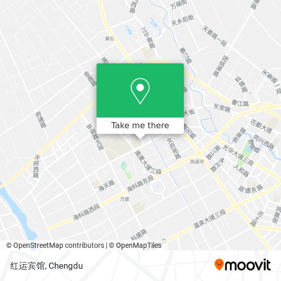 红运宾馆 map