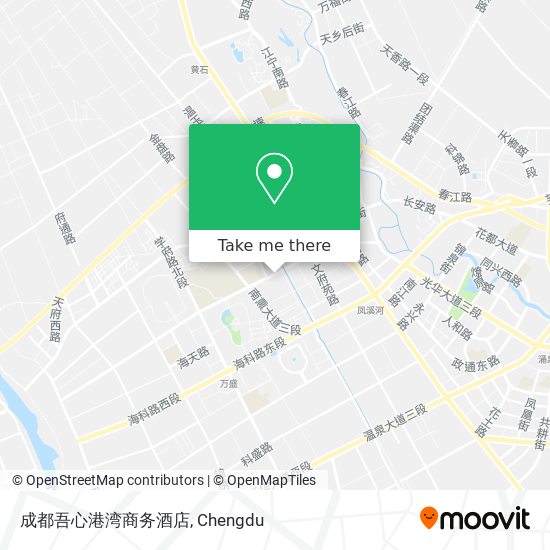成都吾心港湾商务酒店 map