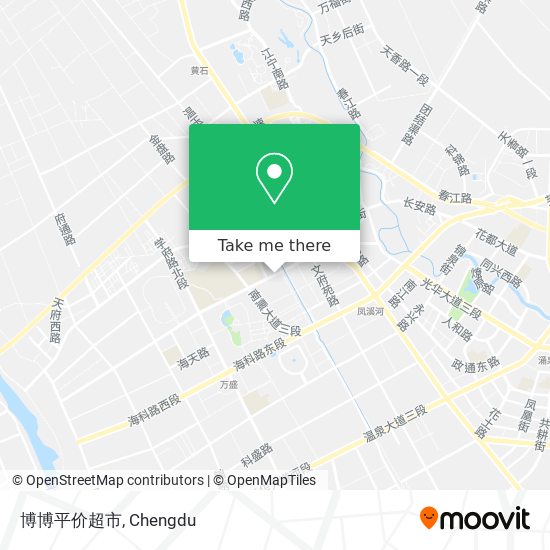 博博平价超市 map