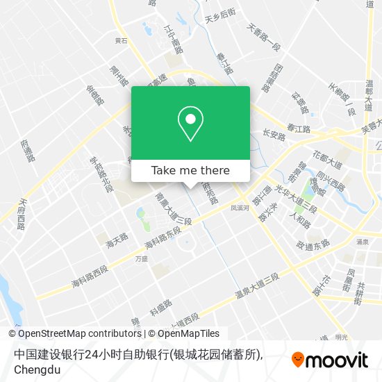 中国建设银行24小时自助银行(银城花园储蓄所) map