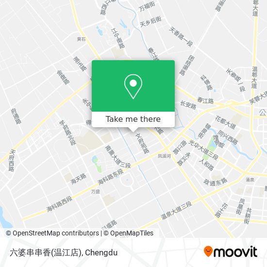 六婆串串香(温江店) map