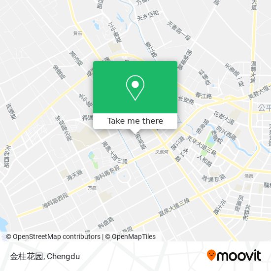 金桂花园 map