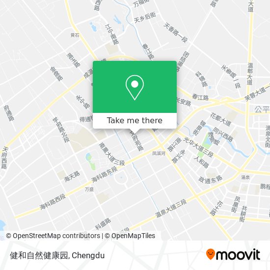 健和自然健康园 map