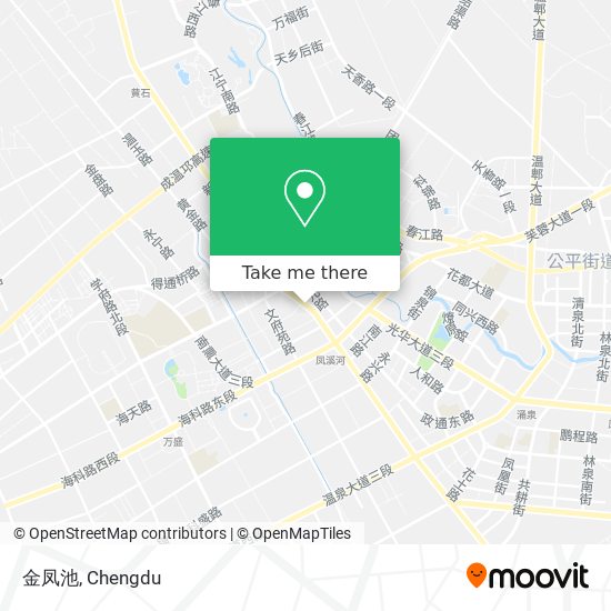 金凤池 map