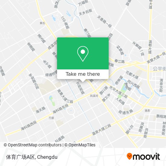 体育广场A区 map
