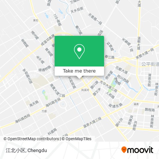 江北小区 map
