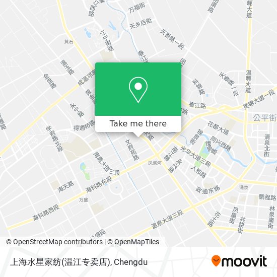 上海水星家纺(温江专卖店) map