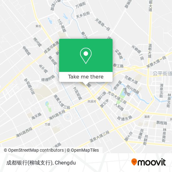 成都银行(柳城支行) map