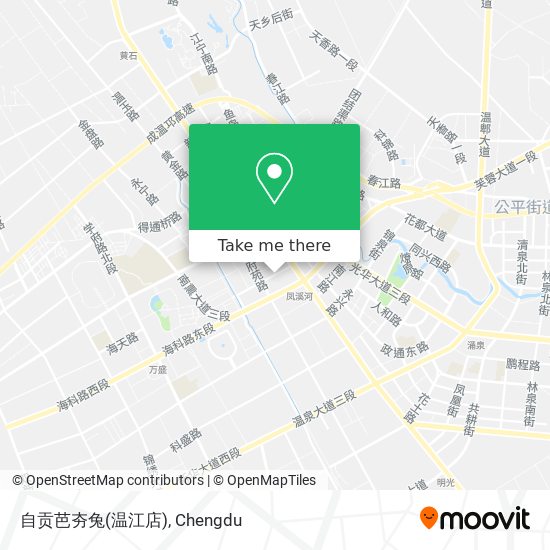 自贡芭夯兔(温江店) map