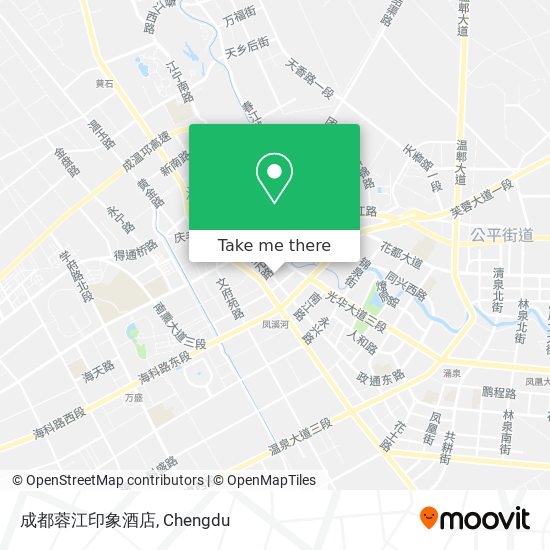 成都蓉江印象酒店 map