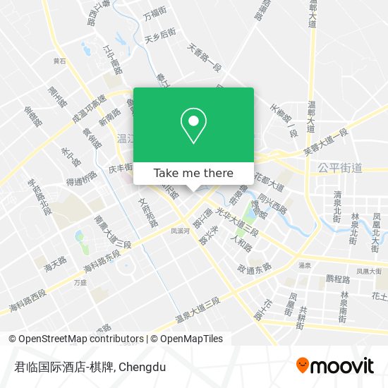 君临国际酒店-棋牌 map