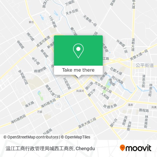 温江工商行政管理局城西工商所 map