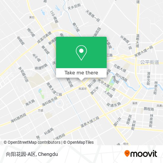 向阳花园-A区 map