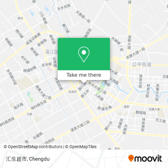 汇生超市 map