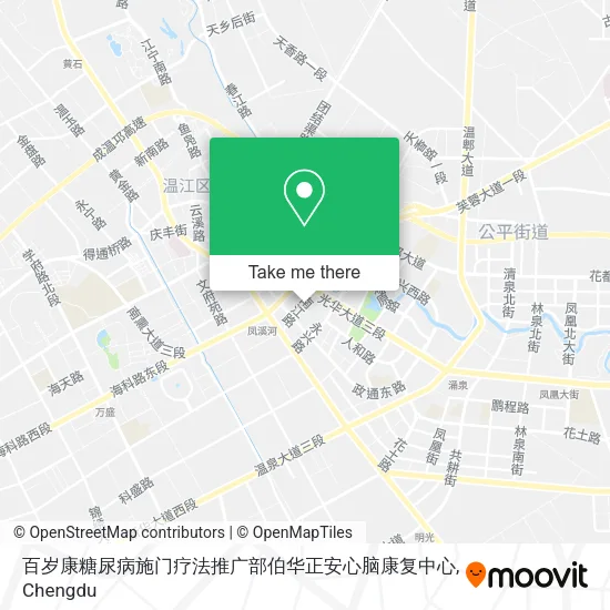 百岁康糖尿病施门疗法推广部伯华正安心脑康复中心 map