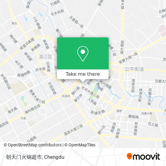 朝天门火锅超市 map