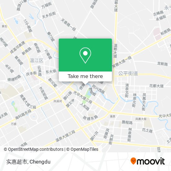 实惠超市 map