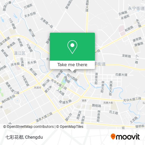 七彩花都 map