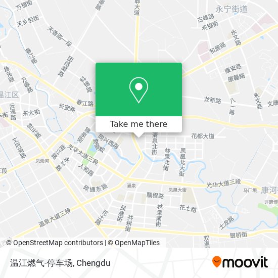 温江燃气-停车场 map