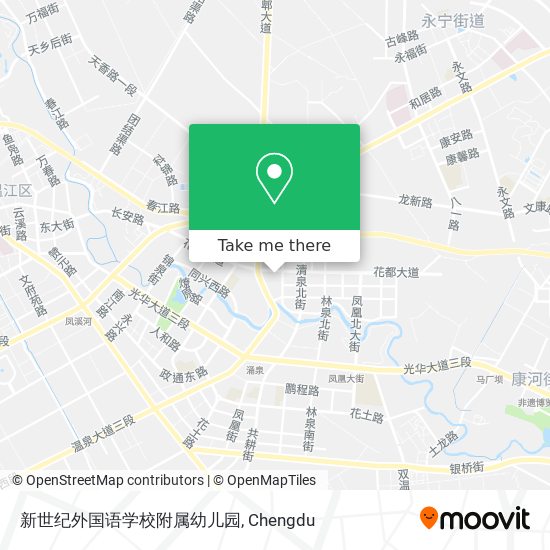 新世纪外国语学校附属幼儿园 map