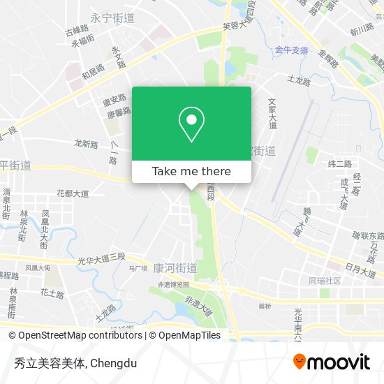 秀立美容美体 map