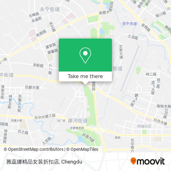 雅蕊娜精品女装折扣店 map