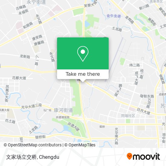 文家场立交桥 map