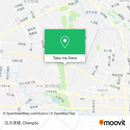 伍月茶楼 map