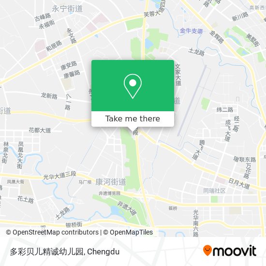 多彩贝儿精诚幼儿园 map
