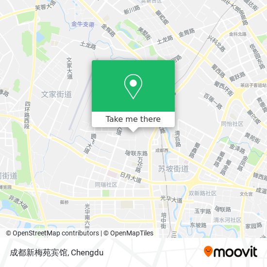 成都新梅苑宾馆 map