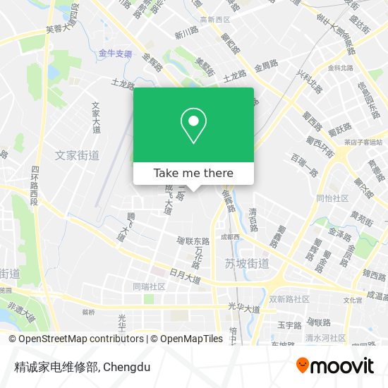 精诚家电维修部 map