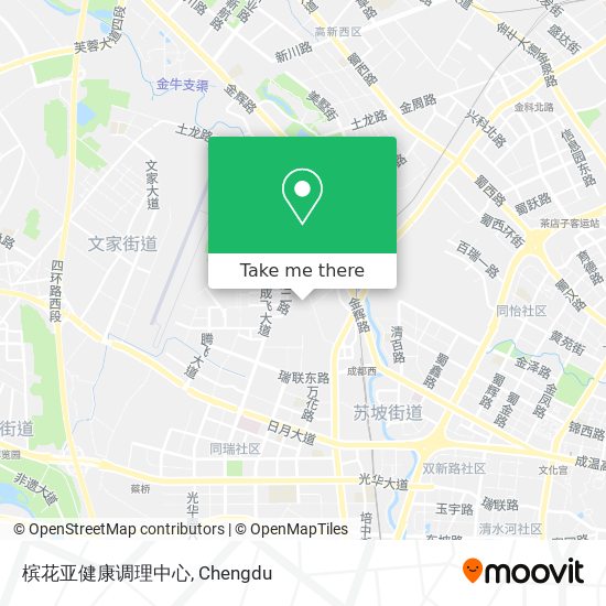 槟花亚健康调理中心 map