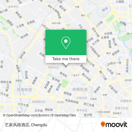 艺家风格酒店 map