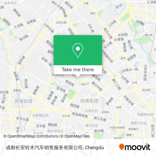 成都长安铃木汽车销售服务有限公司 map