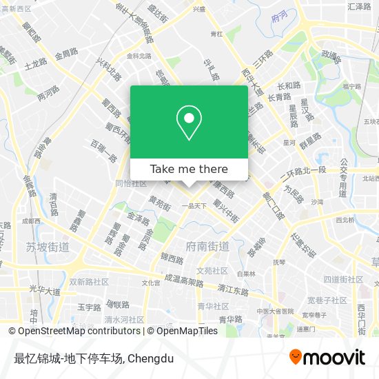 最忆锦城-地下停车场 map