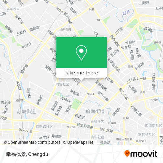 幸福枫景 map