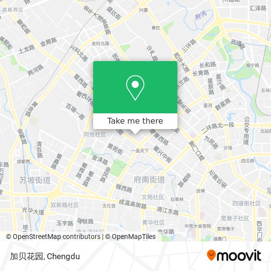 加贝花园 map
