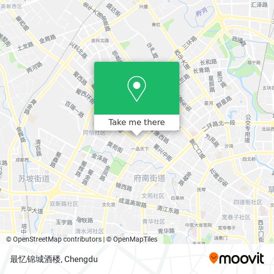 最忆锦城酒楼 map