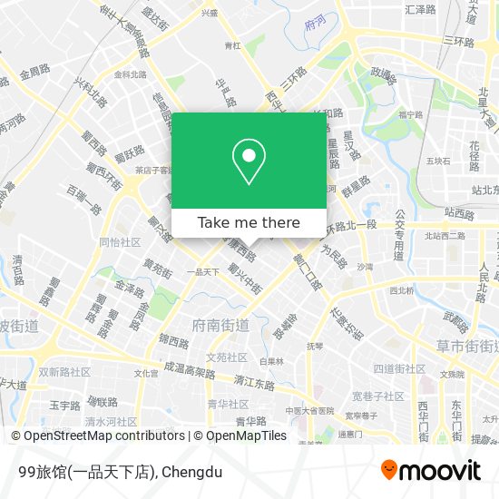 99旅馆(一品天下店) map